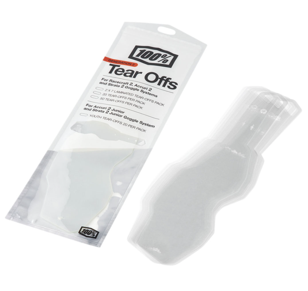 100% AC2/ST2 Junior Standard Tear-Offs отрывные пленки ламинированные (20 шт.)